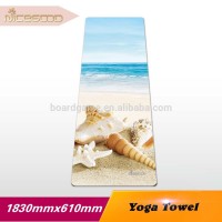 Custom printing gym mat yoga mat towel for sale