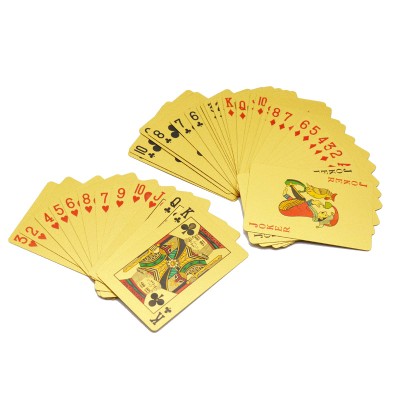 Custom Print Paper Gold Foil Business Educational Flash Poker Ans Rfid Affirmation Playing Game Cards